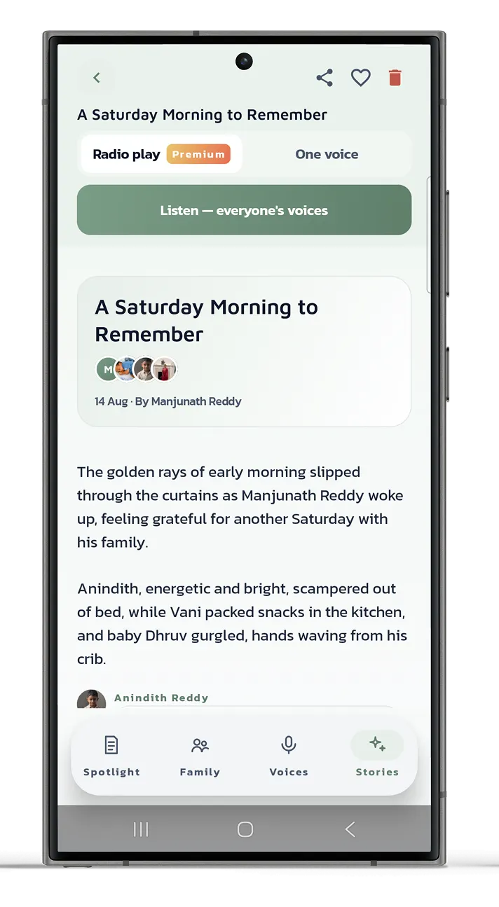 Kinlily family story screenshot