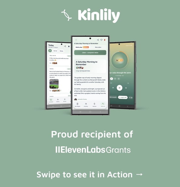 Kinlily Instagram promotional graphic